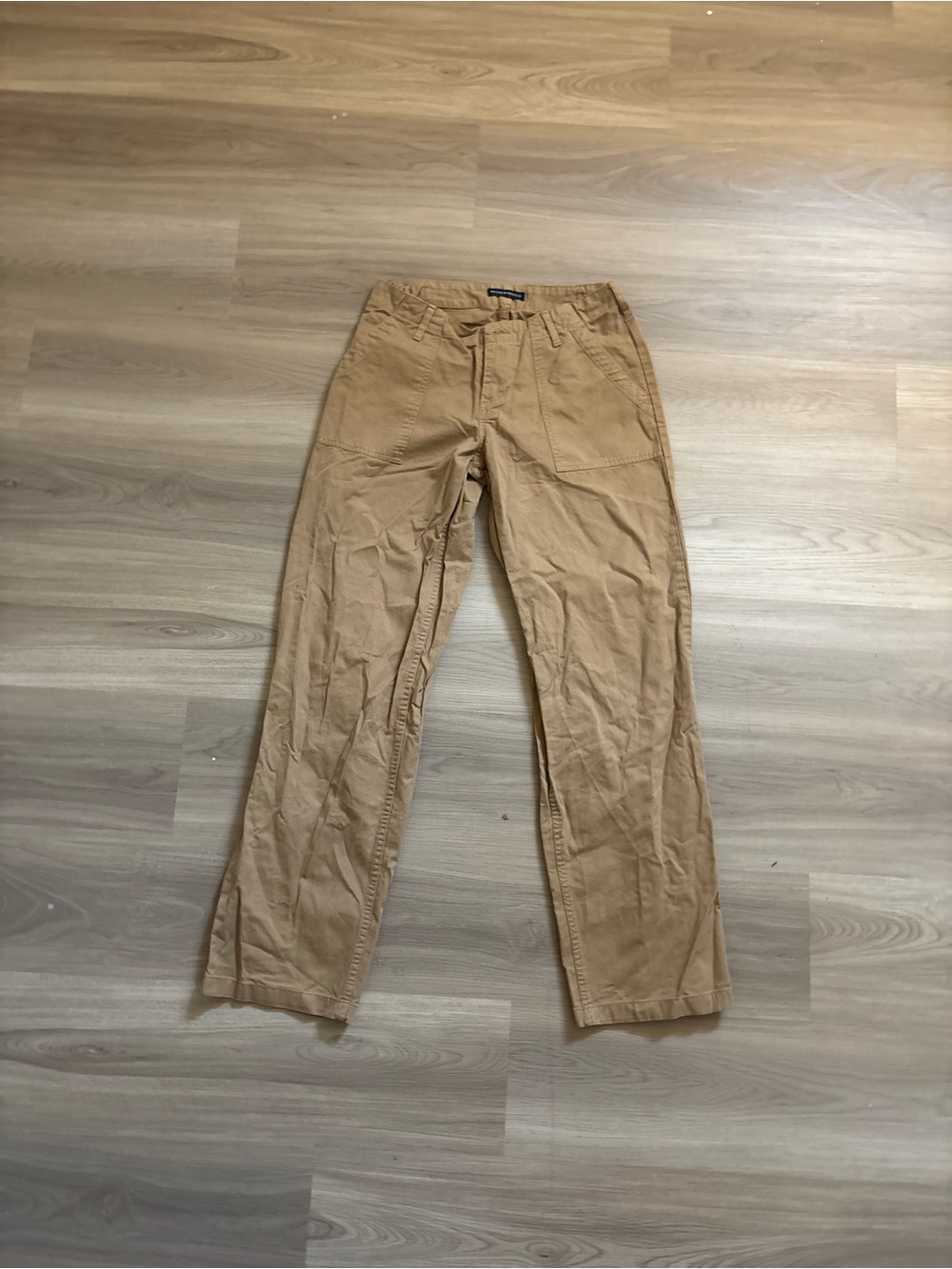 Brandy Melville Wide-Leg Pants in Tan